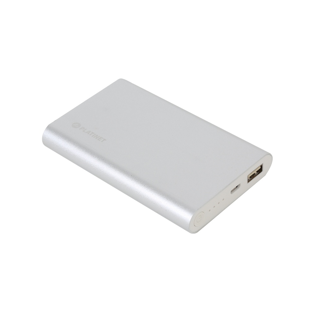 Platinet Power Bank 10000 mAh polymer PMPB10AB argintiu