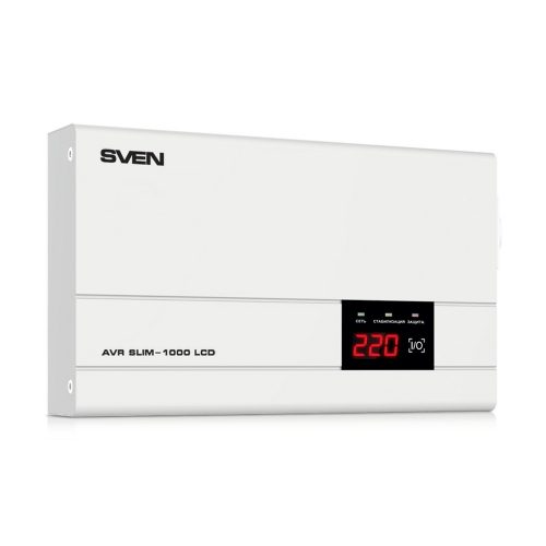 Stabilizator de tensiune SVEN AVR SLIM-1000 LCD