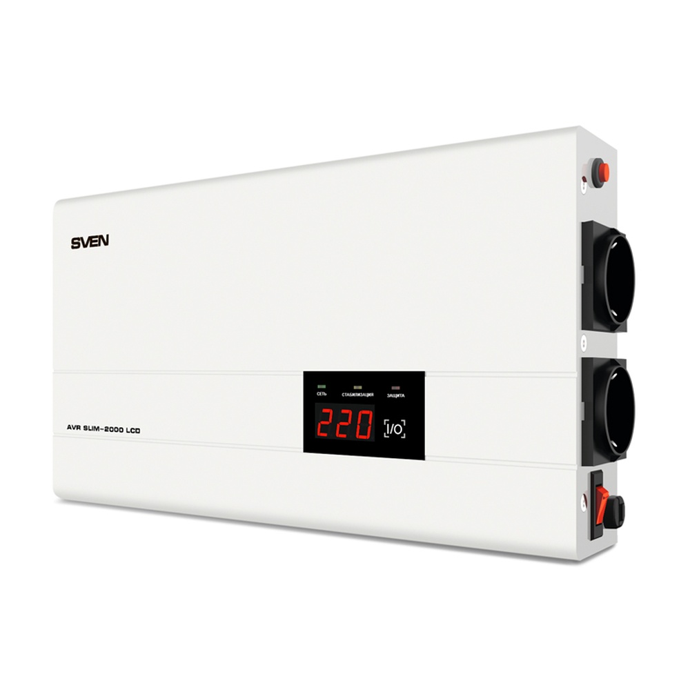 Stabilizator de tensiune SVEN AVR SLIM-LCD 2000